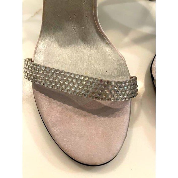 ALFANI JEWELED ANKLE STRAP EVENING SANDALS HEELS 6.5 - Picture 2 of 4